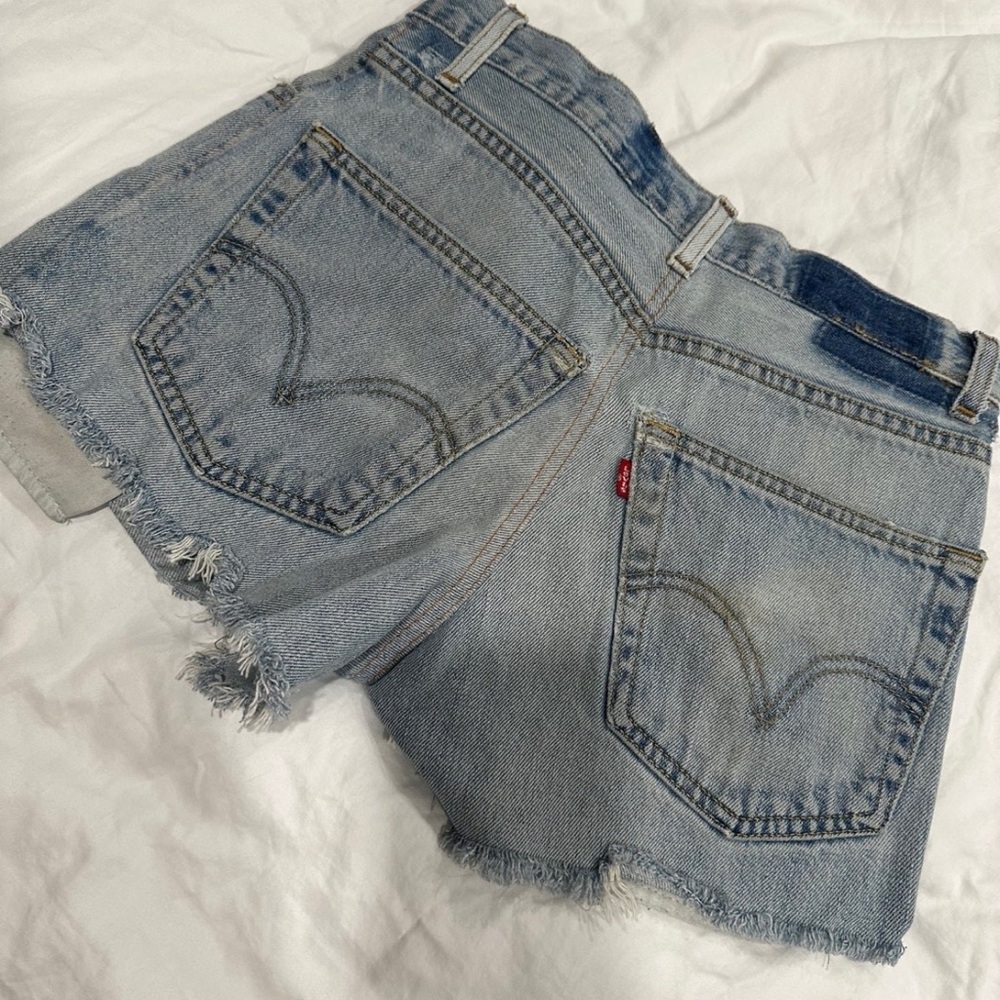 Levi's Women's Blue Denim Shorts